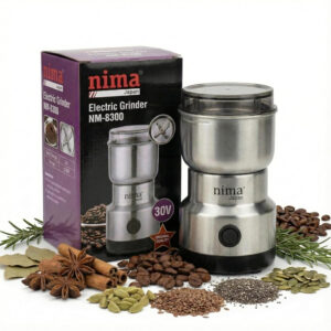 Electric Coffee Grinder with 300ml Stainless Steel Cup | Small Mixer Grinder & Mini Grinder Machine for Kitchen | Portable Electric Grinder for Coffee Beans, Masala & Dry Ingredients