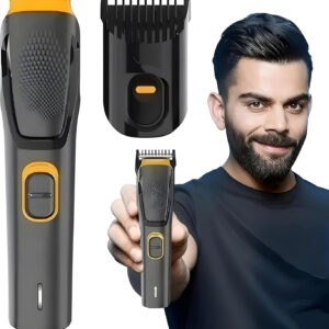 Hair Trimmer for Men AT-509 Professional | 90 Min Run Time | Beard, Body Hair Cutting Machine For Man | Type - C Fast Charging | Adjustable Combs | Men's Beard Finishing Battery Powered